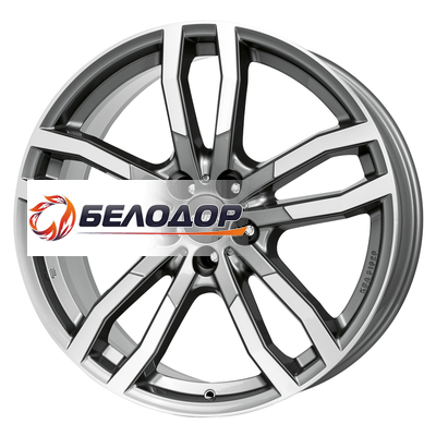 Alutec 9,5x21/5x112 ET53 D66,5 DriveX Metal Grey Front Polished