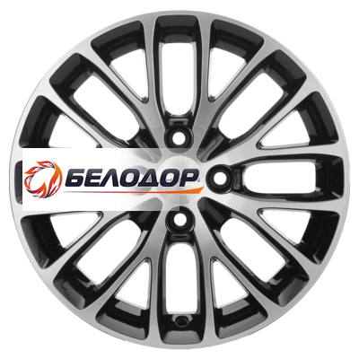 Khomen Wheels 6x15/4x100 ET37 D60,1 KHW1506 (Xray) Black-FP