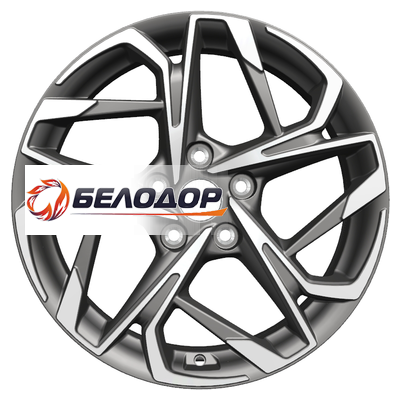 Khomen Wheels 7x17/5x114,3 ET48 D67,1 KHW1716 (Sonata) Gray-FP