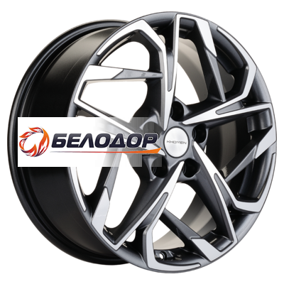 Khomen Wheels 7x17/5x112 ET45 D57,1 KHW1716 (Karoq/Tiguan) Gray