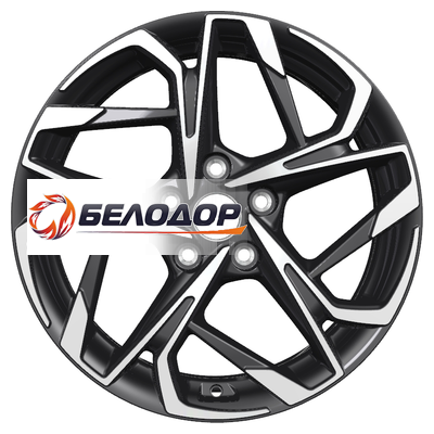 Khomen Wheels 7x17/5x114,3 ET48,5 D67,1 KHW1716 (Sportage) Black-FP