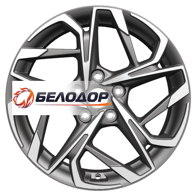 Khomen Wheels 7x17/5x114,3 ET48,5 D67,1 KHW1716 (Sportage) Gray-FP