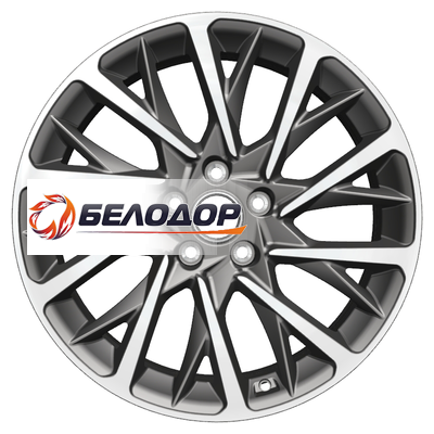 Khomen Wheels 7,5x18/5x112 ET39 D66,6 KHW1804 (Audi A4/A6) Gray-FP