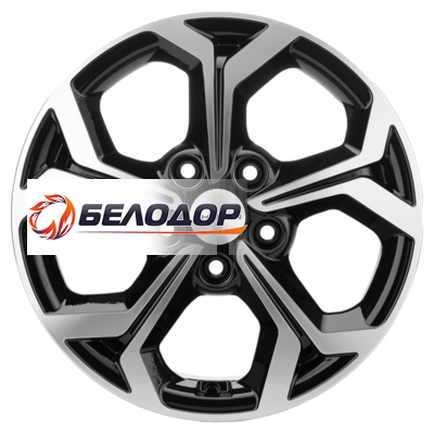 Khomen Wheels 6,5x16/5x114,3 ET50 D66,1 KHW1606 (Kaptur) Black-FP