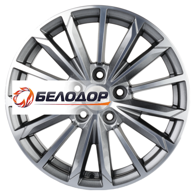 Khomen Wheels 6,5x16/5x114,3 ET40 D66,1 KHW1611 (Qashqai) G-Silver-FP