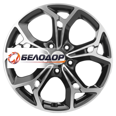 Khomen Wheels 7x17/5x114,3 ET53 D67,1 KHW1702 (Ceed) Black-FP