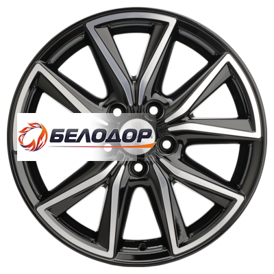 Khomen Wheels 7x17/5x114,3 ET45 D60,1 KHW1706 (Camry) Black-FP