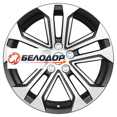 Khomen Wheels 7x18/5x114,3 ET48,5 D67,1 KHW1803 (Sportage) Black-FP