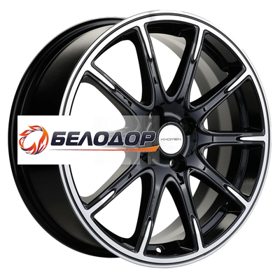 Khomen Wheels 6,5x17/4x100 ET43 D60,1 KHW1707 (Lada Vesta Cross) Black-FP