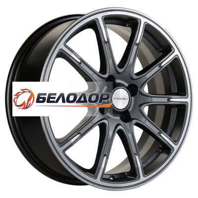 Khomen Wheels 6,5x17/4x100 ET41 D60,1 KHW1707 (Lada X-Ray) Gray-FP