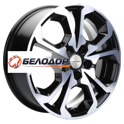 Khomen Wheels 6,5x17/5x108 ET33 D60,1 KHW1711 (Chery tigo 7pro) Black-FP