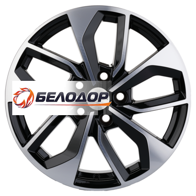 Khomen Wheels 7x17/5x112 ET40 D57,1 KHW1703 (Tiguan) Black-FP