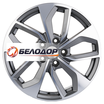 Khomen Wheels 7x17/5x112 ET40 D57,1 KHW1703 (Tiguan) Gray-FP