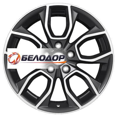 Khomen Wheels 7x17/5x114,3 ET45 D67,1 KHW1713 (CX-5) Black-FP