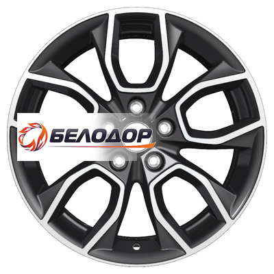 Khomen Wheels 7x17/5x114,3 ET48,5 D67,1 KHW1713 (Sportage) Black-FP