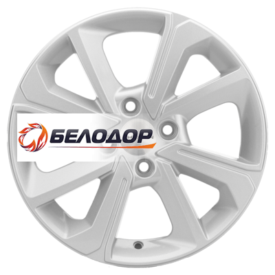 Khomen Wheels 6x15/4x100 ET40 D60,1 KHW1501 (Logan) F-Silver