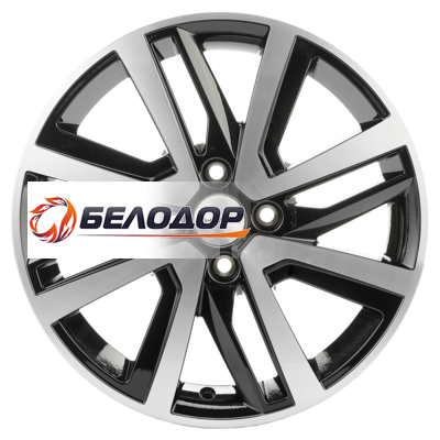 Khomen Wheels 6x16/4x100 ET41 D60,1 KHW1609 (Xray) Black-FP