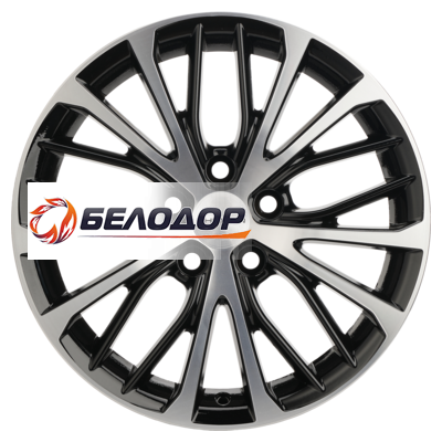 Khomen Wheels 7x17/5x114,3 ET45 D66,1 KHW1705 (X-Trail) Black-FP