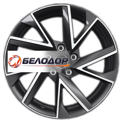 Khomen Wheels 7x17/5x112 ET40 D57,1 KHW1714 (Kodiaq) Black-FP