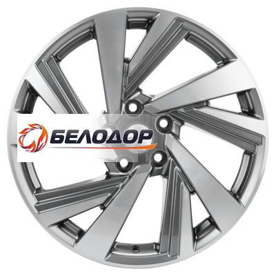 Khomen Wheels 7,5x18/5x114,3 ET39 D60,1 KHW1801 (NX) Gray-FP