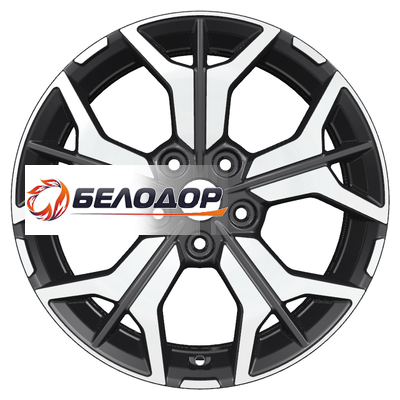 Khomen Wheels 7x17/5x114,3 ET39 D60,1 KHW1715 (RAV4) Black-FP