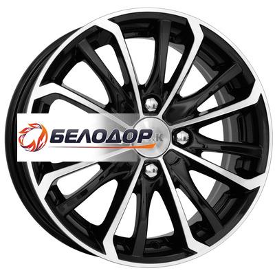 K&K 5,5x14/4x100 ET35 D67,1 Римэкс (КС583) Алмаз черный