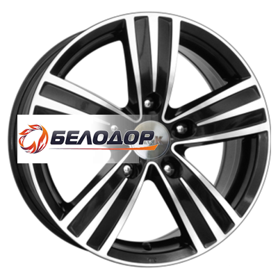 K&K 7x16/5x115 ET43 D70,1 да Винчи Алмаз черный