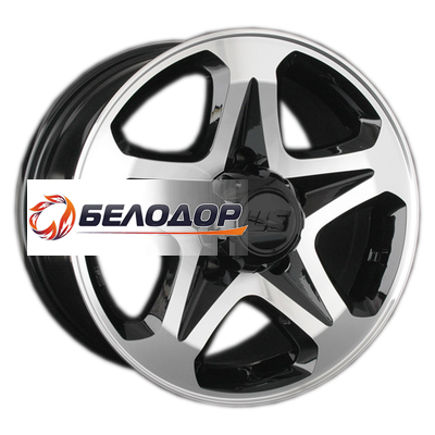 LS 7x16/5x139,7 ET5 D108,5 774 BKF (конус, Колпак+лого)