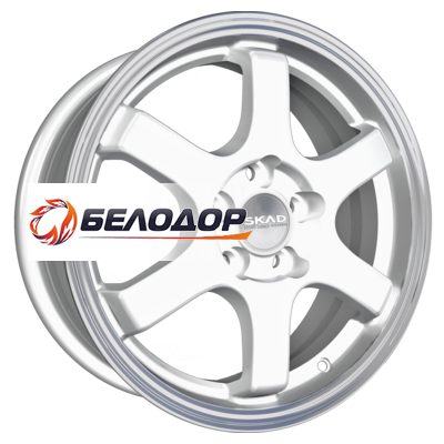 Скад 6x15/4x100 ET45 D67,1 Киото Алмаз белый (АРС 014 black)