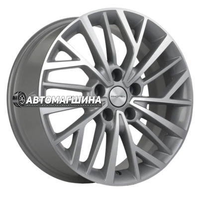 7x17/5x108 ET40 D60,1 Khomen Wheels KHW1717 (Chery Tiggo 3/Tiggo 3 Pro) F-Silver-FP