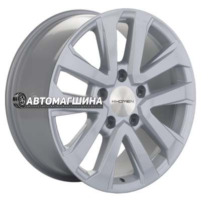 8,5x20/5x150 ET58 D110,1 Khomen Wheels KHW2003 (LX570/LC100/LC200) F-Silver