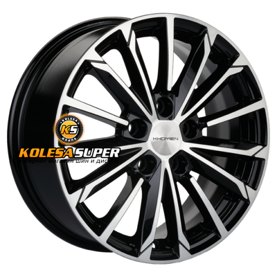Khomen Wheels 6,5x16/5x114,3 ET50 D66,1 KHW1611 (Duster/Terrano) Black-FP