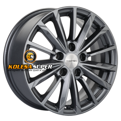 Khomen Wheels 6,5x16/5x112 ET50 D57,1 KHW1611 (Octavia/Golf/Jetta) Gray