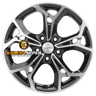 Khomen Wheels 7x17/5x114,3 ET46 D67,1 KHW1702 (ASX) Black-FP