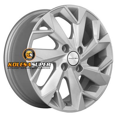 Khomen Wheels 5,5x14/4x100 ET46 D54,1 KHW1402 (Alsvin/Getz/i20) F-Silver
