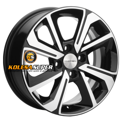 Khomen Wheels 6x15/4x98 ET36 D58,6 KHW1501 (Lada Granta) Black-FP