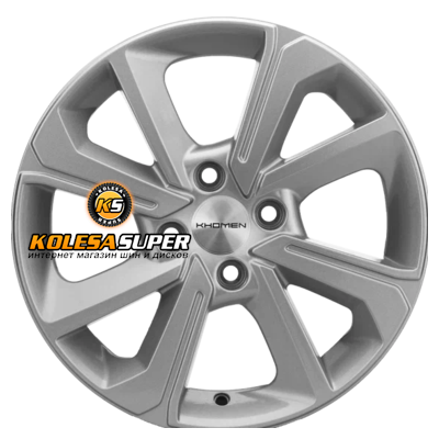 Khomen Wheels 6x15/4x100 ET40 D60,1 KHW1501 (Logan/Sandero/Xray) F-Silver