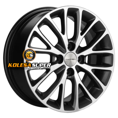 Khomen Wheels 6x15/4x98 ET36 D58,6 KHW1506 (Lada Granta) Gray-FP