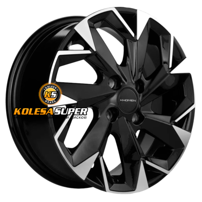 Khomen Wheels 6x15/4x100 ET50 D60,1 KHW1508 (Vesta) Black-FP