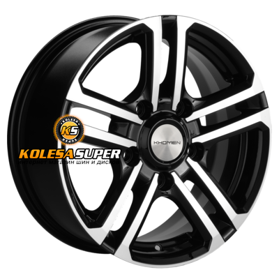 Khomen Wheels 6,5x16/5x139,7 ET40 D98,5 KHW1602 (Niva 4x4) Black-FP