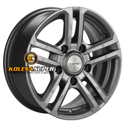 Khomen Wheels 6,5x16/5x139,7 ET40 D98,5 KHW1602 (Niva 4x4) Gray