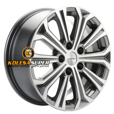 Khomen Wheels 6,5x16/5x112 ET46 D57,1 KHW1610 (Octavia) Gray-FP