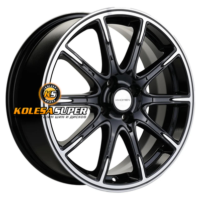 Khomen Wheels 6,5x17/4x100 ET41 D60,1 KHW1707 (Lada X-Ray) Black-FP