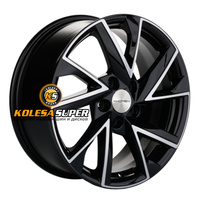 Khomen Wheels 7x17/5x108 ET40 D60,1 KHW1714 (7pro) Black-FP