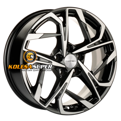 Khomen Wheels 7x17/5x112 ET40 D57,1 KHW1716 (Kodiaq/Tiguan) Black-FP