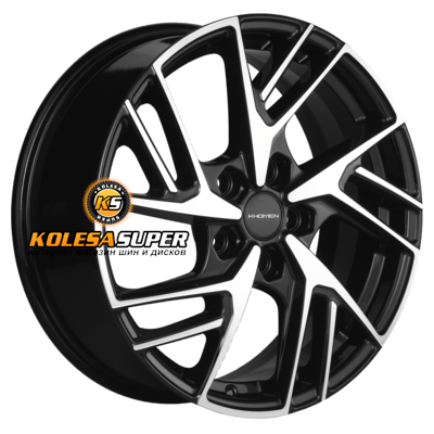 Khomen Wheels 6,5x17/5x112 ET38 D57,1 KHW1722 (Tiguan/Karoq) Black-FP