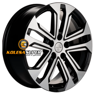 Khomen Wheels 7x18/5x114,3 ET50 D54,1 KHW1803 (Coolray) Black-FP