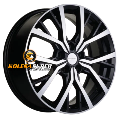 Khomen Wheels 7x18/5x114,3 ET50 D54,1 KHW1806 (Coolray) Black-FP