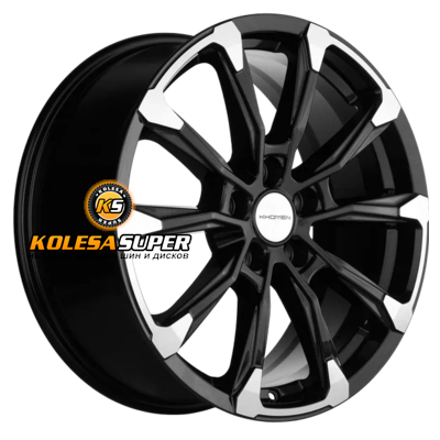 Khomen Wheels 7,5x18/5x114,3 ET50 D66,1 KHW1808 (Murano) Black-FP