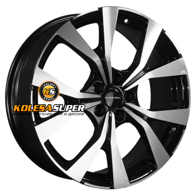 Khomen Wheels 7x19/5x108 ET45 D65,1 KHW1906 (Dongfeng AX7) Black-FP